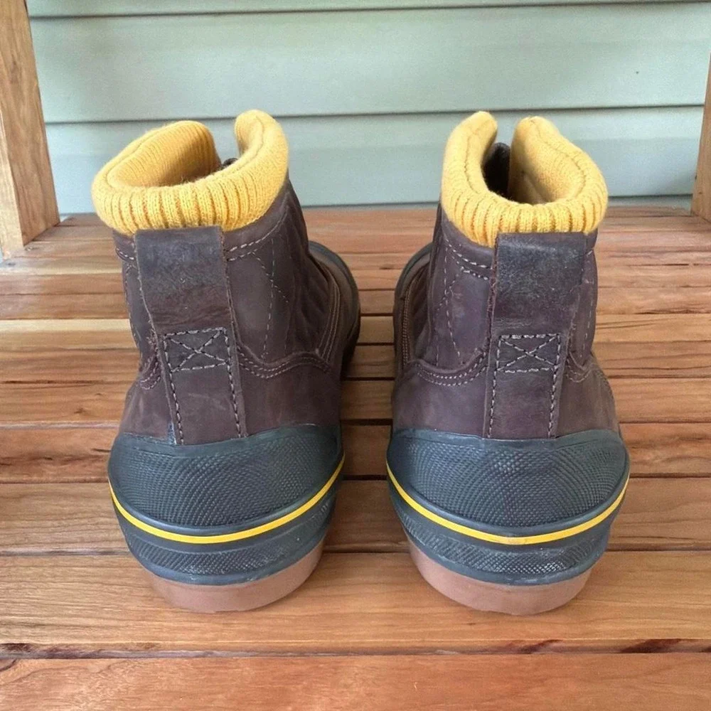 Clarks Outdoor Muckers Waterproof Leather Ankle Duck Boots - Women's 8.5M Brown